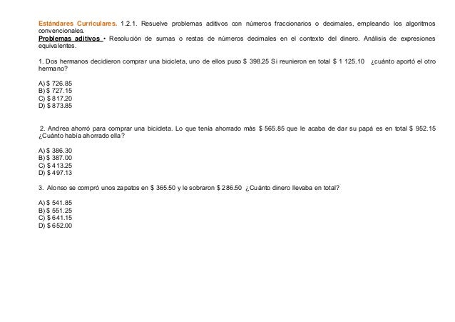 Guia De Matematicas 4o