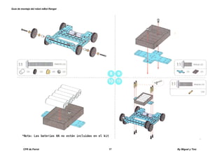Guía de montaje del robot mbot ranger en castellano | PDF