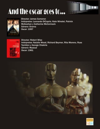 Guía de películas de Oscar