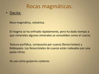 Guía de rocas | PPTX