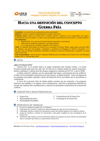 FACULTAD DE EDUCACIÓN                                Programas  TAC
                                                      ...