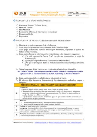 FACULTAD DE EDUCACIÓN                                Programas  TAC
                                                      ...