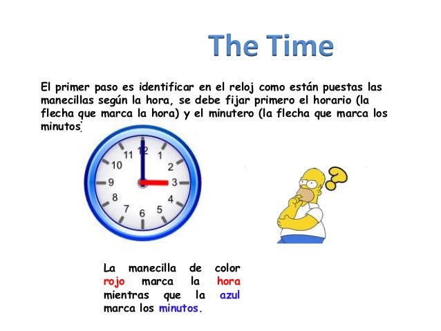 Como Se Llaman Las Manecillas Del Reloj