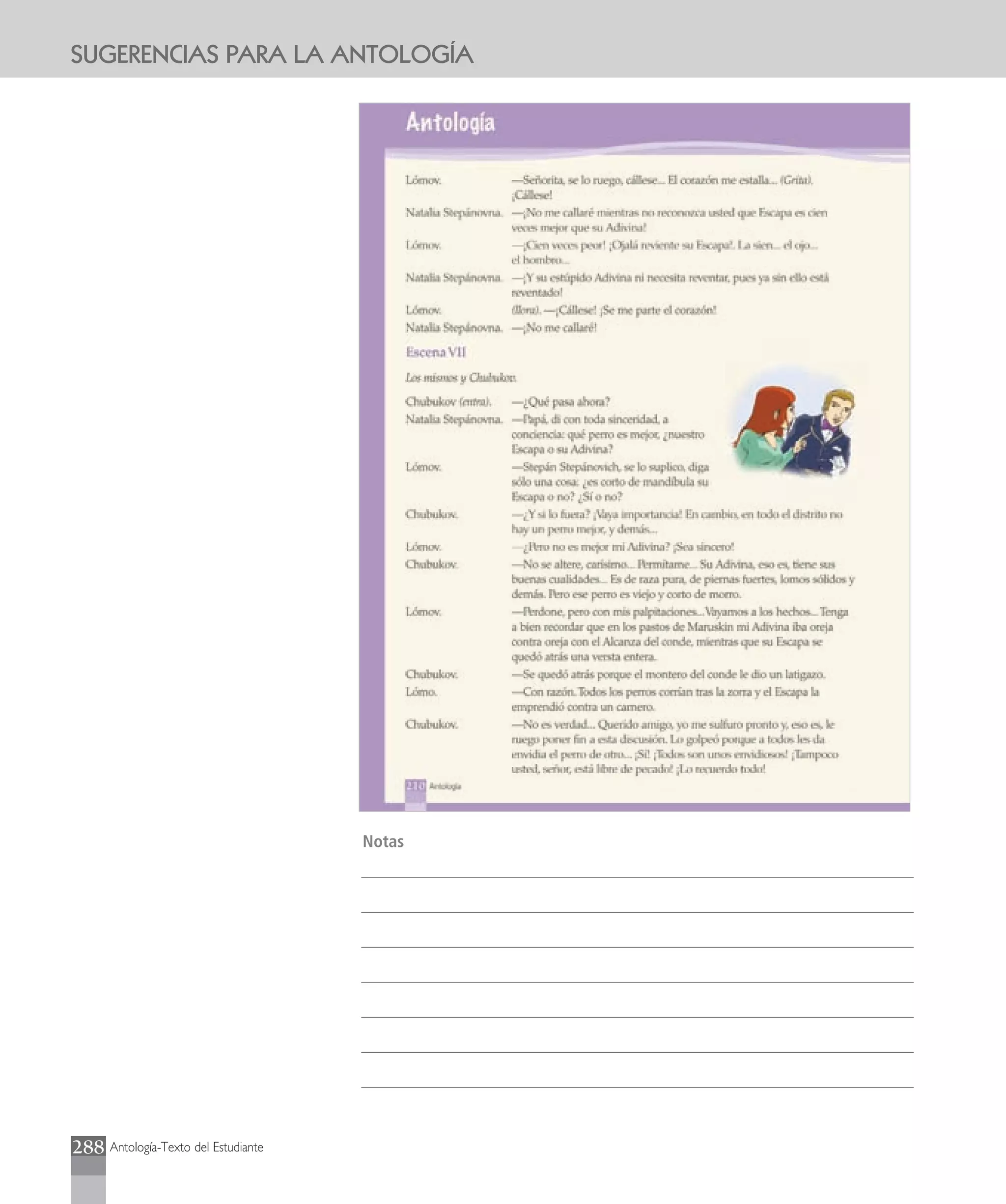 SUGERENCIAS PARA LA ANTOLOGÍA




                                     Notas




288 Antología-Texto del Estudiante
 