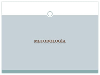 METODOLOGÍA