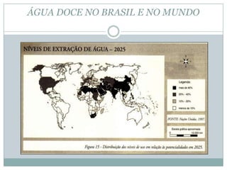 ÁGUA DOCE NO BRASIL E NO MUNDO
 