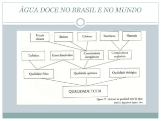 ÁGUA DOCE NO BRASIL E NO MUNDO
 