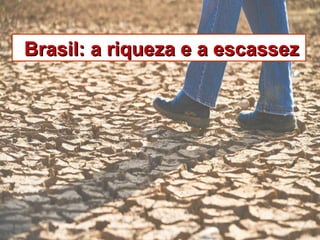 Brasil: a riqueza e a escassezBrasil: a riqueza e a escassez
 