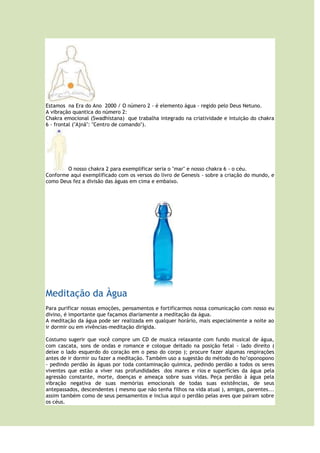 áGua e envelhecimento