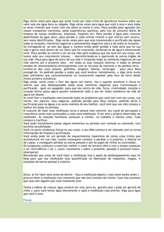 áGua e envelhecimento