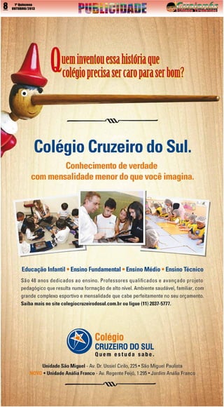 8

1º Quinzena
OUTUBRO/2013

 