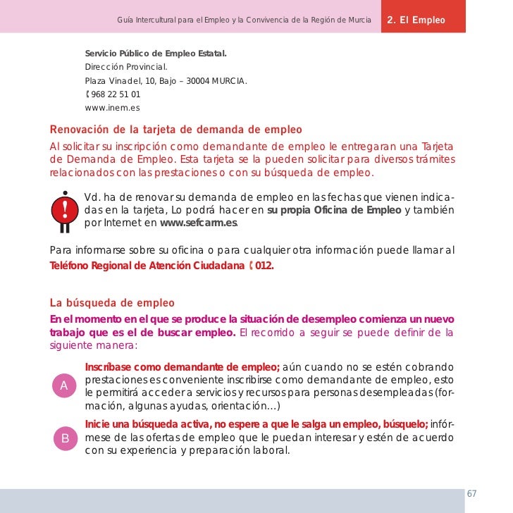 Guia Intercultural Para El Empleo Y La Convivencia De La Region De Mu