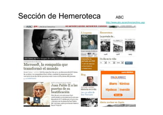 Sección de Hemeroteca            ABC
                        http://www.abc.es/archivo/archivo.asp
 