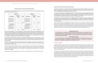 Actualización de la Guía Metodológica para la elaboración de Guías de Atención Integral en el Sistema General
de Seguridad Social en Salud Colombiano en sus componentes Guía de Práctica y Evaluación Económica,
Ministerio de Salud y Protección Social | 249248 FUNDACIÓN SANTA FE DE BOGOTÁ – CENTRO DE ESTUDIOS E INVESTIGACIÓN EN SALUD 2014
Recuadro 1 Ejemplo 1 Punto de vista del análisis económico
Se consideran dos problemas de salud (dolencia X y dolencia Y). Para cada uno de ellos existen dos alternativas de trata-
miento (Alternativa A y alternativa B):
Dolencia X Dolencia Y
Alternativa A
Mejora en
salud
Costo Alternativa C
Mejora en
salud
Costo
Intervención 1 Intervención 6
Intervención 2 Intervención 7
Intervención 3 Intervención 8
  20 100   50 600
Alternativa B Alternativa D
Intervención 1 Intervención 9
Intervención 2 Intervención 2
Intervención 5 Intervención 7
  30 900   40 300
Cada una de las alternativas, a su vez, se compone de un conjunto de intervenciones con un costo determinado, y que
producen una determinada ganancia en salud (medida, por ejemplo, en años de vida saludable). Si no hubiera restricción
de recursos la recomendación sería adoptar la alternativa B para el problema de salud o dolencia X, y la alternativa C para
Y. Sin embargo, la restricción de recursos es ineludible. En la práctica las dolencias son innumerables y existen muchas
más alternativas de tratamiento de las que es posible financiar. La restricción de recursos se puede reflejar, en este ejem-
plo, a través de un presupuesto para la atención en salud con un límite (600).
Si el presupuesto es de 600, ¿cuál es la mejor decisión? La respuesta depende del punto de vista adoptado en el análisis.
Si se adoptara el punto de vista de los pacientes con la dolencia Y, la recomendación sería financiar únicamente la alter-
nativa C, y no dejar recursos para ningún otro grupo de pacientes. En este caso se lograría un beneficio total de 50 años
de vida saludable.
Ahora bien, si se adoptara el punto de vista de todos los pacientes, la recomendación sería financiar las alternativas D y A.
De esta manera se lograría un mayor beneficio social (60 años de vida saludable), y también una mayor equidad puesto
que ambos grupos se beneficiarían.
La anterior situación también puede darse cuando se considera la asignación de recursos dentro de una patología deter-
minada. Los resultados de este análisis en el caso de la diabetes, por ejemplo, podrían cambiar según el tipo de pacientes
cuyo punto de vista se consulta. Uno podría ser el resultado si se trata de aquellos con pie diabético y otro si son aquellos
con falla renal o retinopatía.
El anterior ejemplo también se puede adaptar para ilustrar otro concepto relacionado con el punto de vista del análisis.
Recuadro 2 Ejemplo 2 Punto de vista del análisis económico
Suponemos ahora que en el sistema de salud hay un copago universal equivalente al 50% del valor de los ser-
vicios. Esto quiere decir, por ejemplo, que del costo total de la alternativa A, que suma 100, el paciente asume
50 de su propio bolsillo y la seguridad social asume otro tanto.
Si se asume el punto de vista del pagador público (p. e. Fondo de solidaridad y garantía (FOSYGA) o Entidad
promotora de Salud (EPS)), y su presupuesto es de 600, la mejor opción sería financiar las alternativas B y D,
lo cual generaría un beneficio total de 70 años de vida saludable. El presupuesto alcanzaría, puesto que del
costo total de las alternativas la seguridad social solo tendría que pagar la mitad.
Sin embargo, en este caso puede ocurrir que el copago a cargo de los pacientes (450 para la alternativa B, y
150 para la D) sea excesivo con relación a su capacidad de pago, y se convierta por lo tanto en una barrera de
acceso. En cambio, si el análisis adoptara el punto de vista de toda la sociedad, la recomendación sería proveer
las alternativas D y A.
El ideal, desde el punto de vista metodológico, sería adoptar el punto de vista de la sociedad. Sin embargo, ello implica
obtener información sobre el gasto de bolsillo de las familias, los impactos en salud producidos en otros sectores (como
educación), y/o las pérdidas de productividad del paciente o sus familiares como producto de la enfermedad. Medir éstas
demandaría un estudio en sí mismo y excede el alcance del trabajo encomendado al grupo de desarrollo de la guía. Aten-
diendo esas consideraciones los estudios muchas veces adoptan una perspectiva más restringida que la social.
Recomendación de base
Se propone adoptar la perspectiva del Sistema General de Seguridad Social en Salud (SGSSS). Ello impli-
cará considerar no solo los costos asumidos por el sistema, que en últimas provienen de contribuciones e
impuestos cobrados a los mismos ciudadanos, así como los copagos y cuotas moderadores que se deben
aportar según las reglas de SGSSS.
Recomendación opcional
En la eventualidad de que se disponga de un estudio de medición de otras categorías de costos (e.g. de
bolsillo, de productividad) se puede ampliar la perspectiva de análisis. Este posible análisis ampliado es
adicional y no sustituye el requerido por la recomendación de base.
Población objetivo
La población objetivo de la guía se define y describe al formular la pregunta clínica y económica. Sin embargo, al iniciar
la evaluación económica cabe hacer precisiones adicionales de acuerdo con características demográficas (grupo de edad,
género, lugar de residencia), clínicas (enfermos, complicaciones, gravedad, co-morbilidades, presencia de factores de pro-
tección o de riesgo, ámbito asistencial) y de prestación de servicios (ambulatorio/hospitalario, grado de cumplimiento de
intervención o tratamiento) [1].
En muchos casos se hace necesario estratificar la población en subgrupos de análisis dado que pueden observarse diferen-
cias significativas en resultados en salud y en costos. El resultado de una evaluación económica de diferentes subgrupos de
análisis puede diferir del obtenido para la población total. Una intervención puede ser efectiva para un determinado grupo,
pero no para otros o para la totalidad de la población contemplada. Se presenta un ejemplo en el siguiente recuadro. En la
medida que las diferencias en resultados en salud o en costos entre los grupos analizados sean relevantes sobre la decisión
a tomar, se deben tomar los grupos como una población independiente.
 
