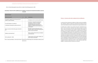 Actualización de la Guía Metodológica para la elaboración de Guías de Atención Integral en el Sistema General
de Seguridad Social en Salud Colombiano en sus componentes Guía de Práctica y Evaluación Económica,
Ministerio de Salud y Protección Social | 8382 FUNDACIÓN SANTA FE DE BOGOTÁ – CENTRO DE ESTUDIOS E INVESTIGACIÓN EN SALUD 2014
2013», de http://www.agreetrust.org; Versión en español: http://www.guiasalud.es; 2009;
Herramienta 7 Selección de GPC candidatas para ser utilizadas en el proceso de incorporación de evidencia a partir de
RS de GPC.
Nombre de la guía
Criterios de una GPC Si No Comentarios
Los alcances y objetivos de nuestra guía están in-
cluidos en la guía evaluada?
Convergencia entre los alcances (pertinencia).
Es una GPC basada en la evidencia?
Es replicable la búsqueda de evidencia primaria?
¿Se hicieron búsquedas de información
exhaustivas, con base en estrategias
preestablecidas para cada una de las
preguntas? Revisiones sistemáticas de la
literatura en diferentes bases de datos, para
cada pregunta
Tiene un proceso de desarrollo y grupo desarrolla-
dor?
Describen el proceso de desarrollo y dan in-
formación sobre la conformación del grupo de
autores. (mas de 5 personas).
Establece recomendaciones?
Revisar si dentro del documento se establecen
recomendaciones.
Año de publicación > 2008
Puede ajustarse la fecha según cantidad y cali-
dad de evidencia disponible.
Fuente: Grupos desarrolladores . Comunicación Personal – Departamento de Epidemiología Clínica y Bioestadística Pontificia Universi-
dad Javeriana.
Paso 9. Construcción del conjunto de la evidencia
La construcción del conjunto de la evidencia se refiere al proceso de identifica-
ción, evaluación, selección y síntesis de la información que basará la formula-
ción de recomendaciones durante la elaboración de una guía de práctica clínica.
El presente paso se divide en dos secciones: Paso 9A. Incorporación de evi-
dencia a partir de revisiones sistemáticas desarrolladas para guías de práctica
clínica, y paso 9B. Desarrollo de novo de guías de práctica clínica basadas en
evidencia. Las dos secciones pretenden guíar a los GDG durante los procesos
de recopilación de evidencia para basar la formulación de recomendaciones.
Las dos modalidades presentadas en las siguientes secciones buscan optimizar
la eficiencia de los procesos recomendando a los GDG basarse en las revisiones
sistemáticas de la literatura hechas por un GDG para una GPC (paso 9A) o por un
grupo revisor (paso 9B) en caso de que estos recursos se encuentren disponibles
y sean considerados de adecuada calidad después de un proceso de evaluación
descrito más adelante. Considerando que una o mas RSL responden la pregunta
o preguntas clínicas de interés para una GPC y tienen adecuada calidad meto-
dológica, su utilización optimiza la eficiencia en el proceso.
 