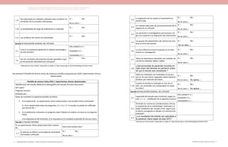Actualización de la Guía Metodológica para la elaboración de Guías de Atención Integral en el Sistema General
de Seguridad Social en Salud Colombiano en sus componentes Guía de Práctica y Evaluación Económica,
Ministerio de Salud y Protección Social | 103102 FUNDACIÓN SANTA FE DE BOGOTÁ – CENTRO DE ESTUDIOS E INVESTIGACIÓN EN SALUD 2014
1.9
Son adecuados los métodos utilizados para combinar los
resultados de los estudios individuales.
Si □ No□ 
No es claro □
1.10 La probabilidad de sesgo de publicación es evaluada.
Si □ No□ 
1.11 Los conflictos de interés son declarados
Si □ No□ 
Sección 2 EVALUACIÓN GENERAL DEL ESTUDIO
2.1
Cual es su evaluación global de la calidad metodológica
de este estudio?
Alta calidad (++) □
Aceptable (+) □
Inaceptable (–) □ 
2.2
Son los resultados del presente estudio aplicables al gru-
po de pacientes abordados por esta guía?
Si □ No□ 
 
Traducido por Oscar Muñoz, Disponible en Inglés en: http://www.sign.ac.uk/methodology/checklists.html)
Herramienta 9 Plantilla de lectura clínica de evidencia científica propuesta por SIGN. Experimentos clínicos
aleatorizados.
Plantilla de Lectura Critica XXX 2. Experimentos clínicos aleatorizados
Identificación del estudio (Referencia bibliográfica del estudio formato Vancouver)
GPC Sobre:
Pregunta número:
Evaluado por:
Antes de completar la siguiente plantilla considere:
1.	 Es la publicación un experimento clínico aleatorizado o una prueba clínica controlada?
Si no es aleatorizado obvie las preguntas 1.2, 1.3 y 1.4. El estudio no podrá ser calificado
por encima de +
2.	 Es la publicación relevante a la pregunta clave? (Realice el análisis con base en la pregunta
PICO)
Si la respuesta es NO rechácelo, Si la respuesta es SI complete la plantilla de lectura crítica.
Sección 1 VALIDEZ INTERNA
En un experimento clínico aleatorizado bien conduci-
do… Hace este estudio esto?:
1.1
El artículo se refiere a una pregunta claramente
formulada y enfocada.
Si □ No□ 
No es claro □
1.2
La asignación de los sujetos al tratamiento es
aleatorizada.
Si □ No□ 
No es claro □ 
1.3
Un método adecuado de enmascaramiento de la
asignación es utilizado.
Si □ No□ 
No es claro □ 
1.4
Los pacientes e investigadores permanecen cie-
gos con respecto a la asignación del tratamiento.
Si □ No□ 
No es claro □ 
1.5
Los grupos de tratamiento y de control son simi-
lares al inicio del estudio
Si □ No□ 
 No es claro □ 
1.6
La única diferencia entre los grupos es el trata-
miento en investigación.
Si □ No□ 
No es claro □ 
1.7
Todos los desenlaces relevantes son medidos de
una forma estándar, fiable y válida.
Si □ No□ 
No es claro □ 
1.8
¿Qué porcentaje de pacientes incluidos en
cada brazo del estudios se perdieron antes
de que el estudio sea completado ?
1.9
Todos los individuos son analizados en los gru-
pos en los que fueron asignados aleatoriamente.
(Análisis por intención de tratar)
Si □ No□ 
No es claro □  No aplica □
1.10
Cuando el estudio es realizado en mas de un
sitio. Los resultados son comparables en todos
los sitios?
Si □ No□ 
No es claro □  No aplica □
Sección 2 EVALUACIÓN GENERAL DEL ESTUDIO
2.1
Capacidad del estudio para minimizar sesgos es-
cala ++,+, o -. Codifíquelo de la siguiente manera
Alta calidad (++) □
Aceptable (+) □
Inaceptable (–) □ 
2.2
Teniendo en cuenta las consideraciones clínicas,
su evaluación de la metodología implicada y el
poder estadístico del estudio ¿Está seguro que
el efecto conseguido es debido a la intervención
evaluada?
2.3
¿Los resultados del estudio son aplicables a
la población diana objeto de esta GPC?
Traducido por Oscar Muñoz, Disponible en Inglés en: http://www.sign.ac.uk/methodology/checklists.html)
 