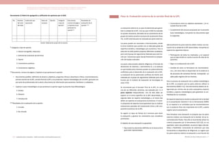 Actualización de la Guía Metodológica para la elaboración de Guías de Atención Integral en el Sistema General
de Seguridad Social en Salud Colombiano en sus componentes Guía de Práctica y Evaluación Económica,
Ministerio de Salud y Protección Social | 169168 FUNDACIÓN SANTA FE DE BOGOTÁ – CENTRO DE ESTUDIOS E INVESTIGACIÓN EN SALUD 2014
Herramienta 15 Matriz de agregación y calificación de opiniones por el GDG
No. Nombre
del actor
del SGSS
Institución que
representa
Datos de
contacto
Opinión Categoría
o tipo de
opinión*
Documento,
número de página
y Capitulo al que
pertenece la
opinión**
Resultados de
evaluación de la
opinión ***
Fuente: Elaboración propia de los autores.
* Categoría o tipo de opinión
1. Edición (ortografía, redacción)
1. Solicitud de aclaración de términos
2. Aporte
3. Comentarios positivos
4. Comentarios negativos
**Documento, número de página y Capítulo al que pertenece la opinión
•	 Documentos posibles: definición de alcance y objetivos, preguntas clínicas y desenlaces críticos, recomendaciones,
primera versión de la GPC, versión final de la GPC y sus productos: reporte metodológico de una GPC, guía para uso
por parte de profesionales de la salud y documento de información para pacientes, familiares o cuidadores.
•	 Capitulo o paso metodológico al que pertenece la opinión según la presente Guía Metodológica
5. Anexos
6. Glosario
7. Introducción
***Resultados de la evaluación de la opinión
1. Incluida
2. No incluida
Paso 16. Evaluación externa de la versión final de la GPC
La evaluación externa es un paso fundamental para garan-
tizar la calidad de la GPC. Una vez que el GDG ha realizado
los ajustes necesarios, derivados de los comentarios de los
grupos de interés durante el proceso de socialización (Paso
15), la GPC está lista para ser evaluada por pares externos.
Los pares pueden ser nacionales o internacionales, siendo
la única condición que cuenten con un adecuado grado de
experticia temática, metodológica y/o económica. Para su
selección los GDG podrán proponer diferentes candidatos,
pero será el grupo de seguimiento (liderado para esta fun-
ción por Colciencias) quien decida finalmente la composi-
ción del equipo evaluador.
Los pares seleccionados deberán diligenciar el formato de
declaración de intereses, ( Herramienta 2), y se evaluara
en qué medida estos intereses puedan ser potencialmente
conflictivos para el desarrollo de la evaluación de la GPC.
La evaluación de los potenciales conflictos de interés será
realizada por el grupo de seguimiento (liderado para esta
función por el instituto de evaluación de tecnologías en
salud. IETS)
Se recomienda que el borrador final de la GPC, en cada
una de sus diferentes versiones, sea evaluado por 3 o 4
pares expertos independientes. Uno de ellos debe ser
experto en el tema específico de la GPC desarrollada, el
segundo debe ser experto metodológico y al menos dos
deben ser expertos en evaluaciones económicas. El núme-
ro propuesto de expertos busca garantizar que se realicen
evaluaciones pareadas del componente clínico y del com-
ponente económico de la GPC.
Se sugiere un lapso de tiempo de 4 semanas para hacer
la evaluación y generar los comentarios que consideren
pertinentes.
El objetivo de esta evaluación es garantizar
•	 Que todos los elementos definidos en el alcance de la
guía estén representados.
•	 Concordancia entre los objetivos planteados y el re-
sultado final de la GPC.
•	 Cumplimiento del proceso propuesto por la presente
Guía metodológica, incluyendo los documentos que
lo soportan.
Adicionalmente los pares externos deben realizar una eva-
luación de la calidad de la GPC desarrollada, incluyendo en
especial los siguientes tópicos:
•	 Participación de todos los implicados, y en especial
que se haya tenido en cuenta el punto de vista de los
pacientes.
•	 Rigor en la elaboración de la GPC.
•	 Claridad de cómo se formularon las recomendacio-
nes, y de cómo ellas se desprenden de la evidencia o
de procesos de consenso formal, incluyendo un
adecuado registro de los mismos.
Para el proceso de evaluación de la calidad metodológica
de la GPC, se propone que los pares externos utilicen la
Herramienta AGREE II (2). Esta Herramienta deberá ser di-
ligenciada por mínimo dos de estos evaluadores (experto
temático y experto metodológico) para garantizar la con-
fiabilidad de los resultados.
De especial importancia resulta la evaluación de la claridad
en la presentación (Dominio 4 de la Herramienta AGREE
II), en especial si se con3sidera que las recomendaciones
son el producto final más importante de la GPC y piedra
angular para la presentación.
Para fortalecer esta evaluación se propone que los pares
externos realicen una evaluación de la claridad de las re-
comendaciones finales. Para ello se recomienda utilizar los
criterios propuestos por la herramienta GLIA 2(3), en sus
apartados sobre ejecutabilidad, secuencia lógica (decida-
bility) y flexibilidad. Conociendo de antemano que esta
herramienta es dispendiosa de diligenciar, se sugiere que
los pares externos realicen la evaluación a una fracción de
 