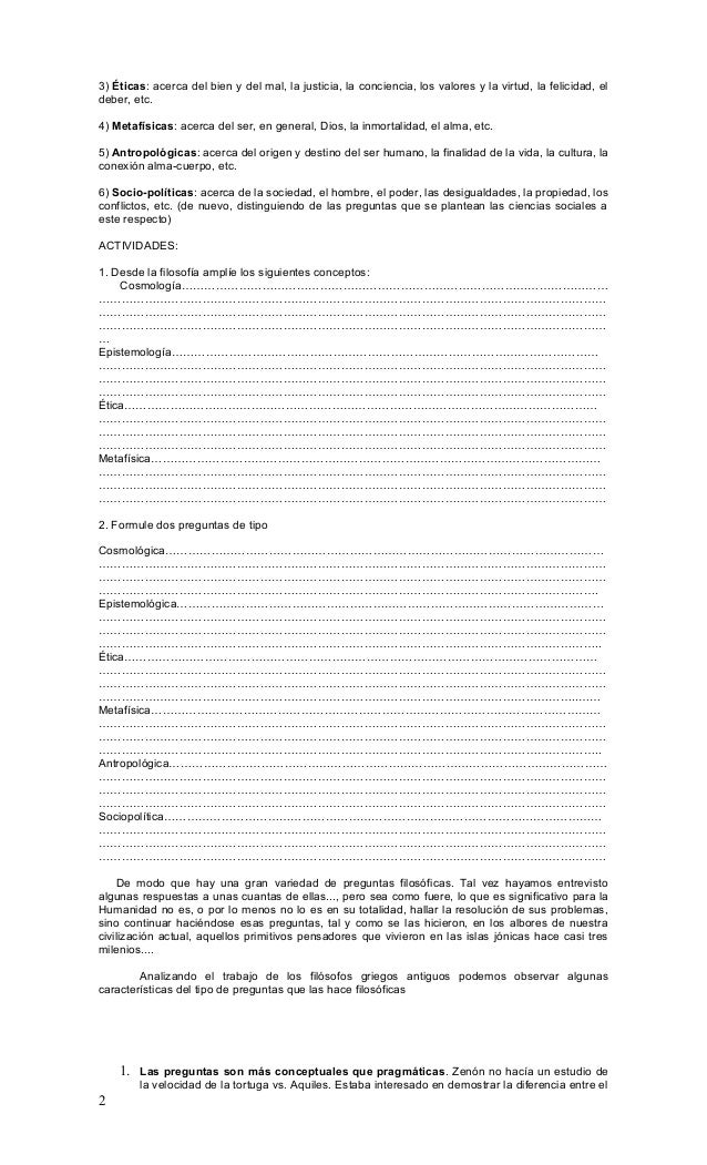 Preguntas filosoficas sobre el cuerpo