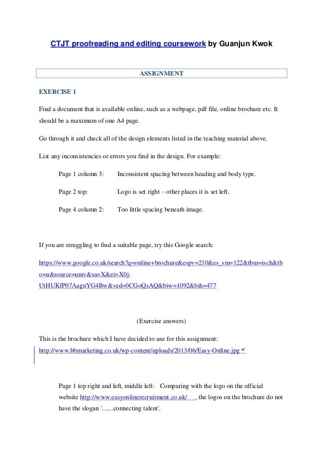 Outstanding coursework image