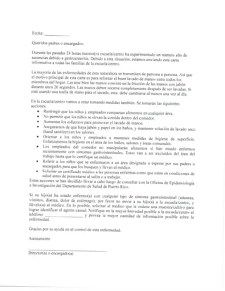 Guía Para Atender Brotes de Gastroenteritis