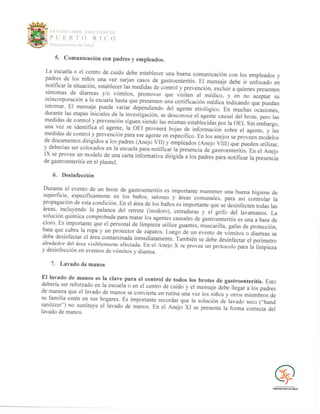 Guía Para Atender Brotes de Gastroenteritis