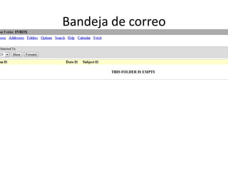 Bandeja de correo
 