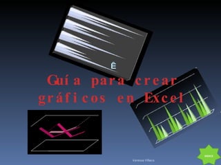   Guía para crear gráficos en Excel INDICE Vanessa Villacis 