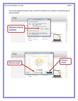 Jing Program Guía para descargar y utilizar el programa jing | PDF