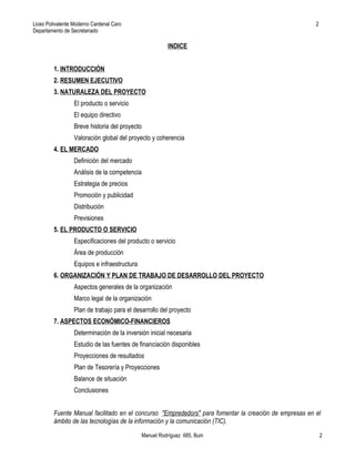 Guía para el desarrollo de un plan de negocio | DOC