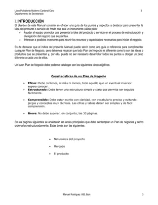Guía para el desarrollo de un plan de negocio | DOC