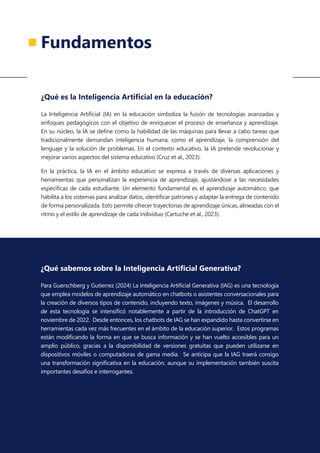 Guía para el uso de la Inteligencia Artificial generativa para docentes ...