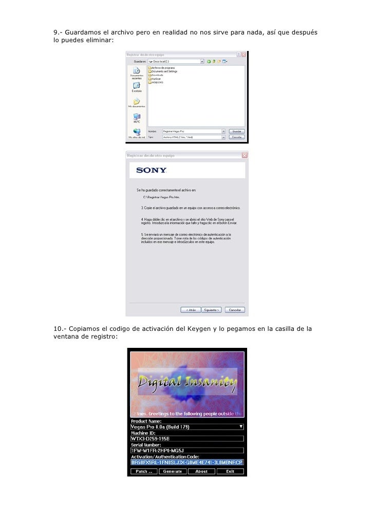 Sony Vegas Pro 8.0 B Keygen