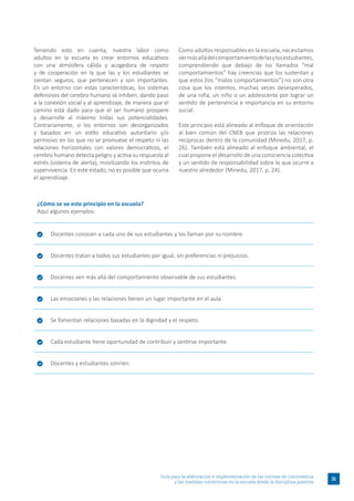 Guía para la elaboración e implementación de las normas de convivencia ...