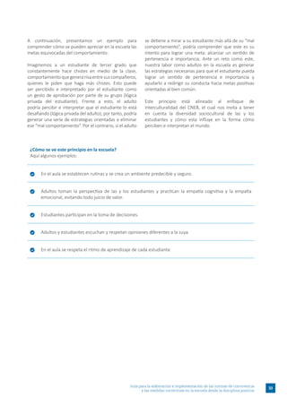 Guía para la elaboración e implementación de las normas de convivencia ...