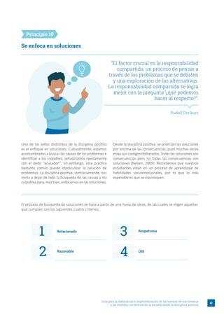 Guía para la elaboración e implementación de las normas de convivencia ...