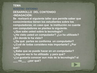 GuíA Para La ImplementacióN De Las Tic En El Aula