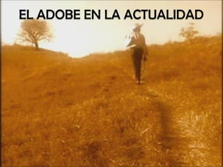 EL ADOBE EN LA ACTUALIDAD
 