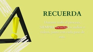 RECUERDA
 