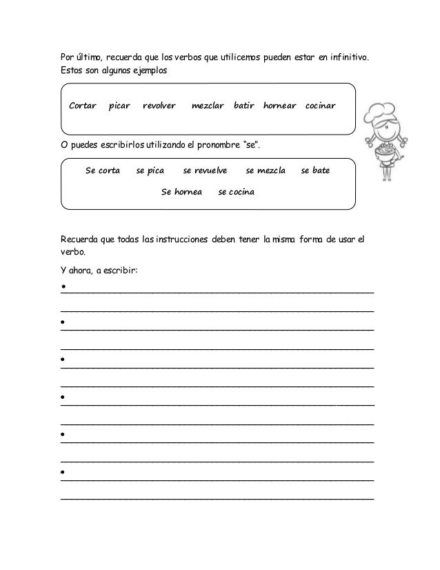 Image Result For Escribir Una Receta De Cocina Corta Image Result For Escribir Una Receta De Cocina Corta