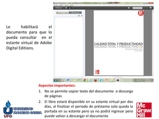 Guía para utilizar la Biblioteca Virtual McGraw Hill | PPTX