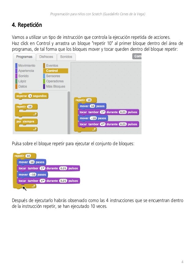 Guía paso a paso curso scratch (Parte I 2016)