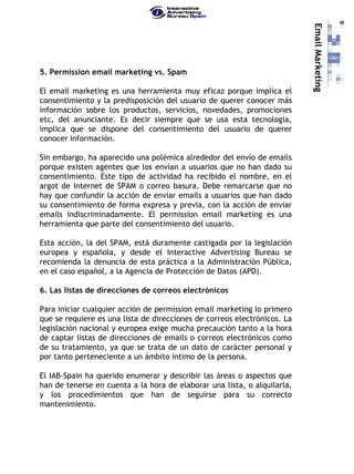 Guía práctica de email marketing – IAB España