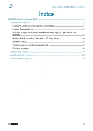 Guía práctica de SQL Basica para principiantes | PDF