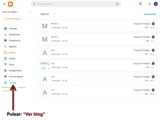 Pulsar: “Ver blog”
 