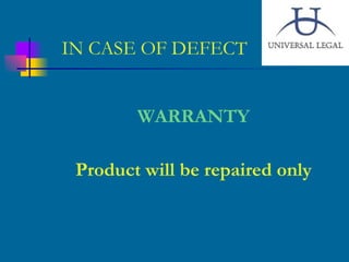 Guarantee And Warranty Slide 10