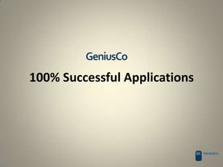 100% Successful Applications 