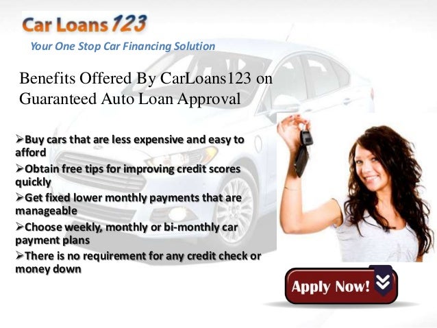 Guaranteed Auto Loan Approval Bad Credit
