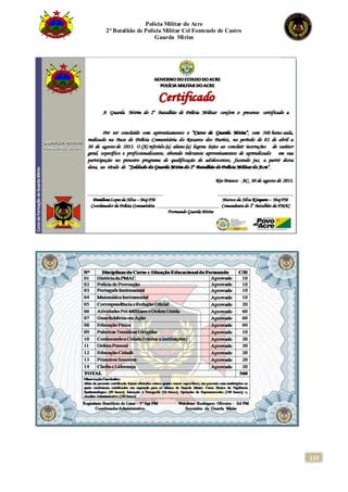 Polícia Militar do Acre
2° Batalhão de Polícia Militar Cel Fontenele de Castro
Guarda Mirim
110
 