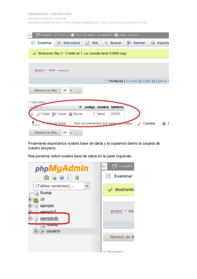 Guardar en base de datos MySQL desde HTML con PHP.