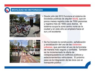 El Nuevo Modelo de Movilidad en el Distrito Metropolitano de Quito - Augusto Guarderas - Alcalde, Quito - Transforming Transportation 2013 - EMBARQ and The World Bank